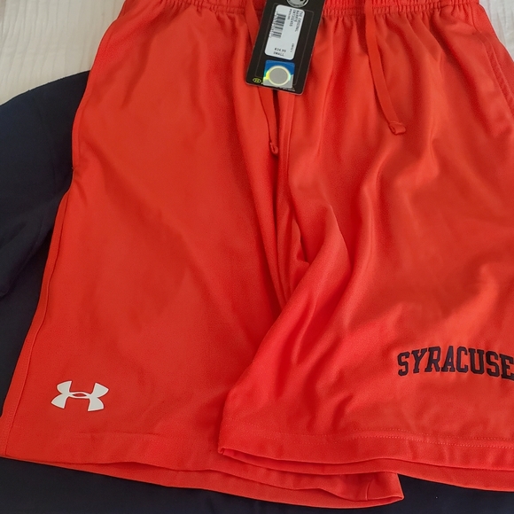 Syracuse unisex small t-shirt & Under Armour basketball shorts NWT - Picture 7 of 12